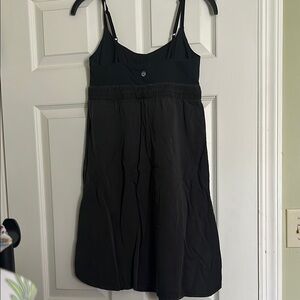Lululemon Athletica Black Pleated Sundress